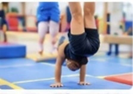 Girls training on the gymnastics bars